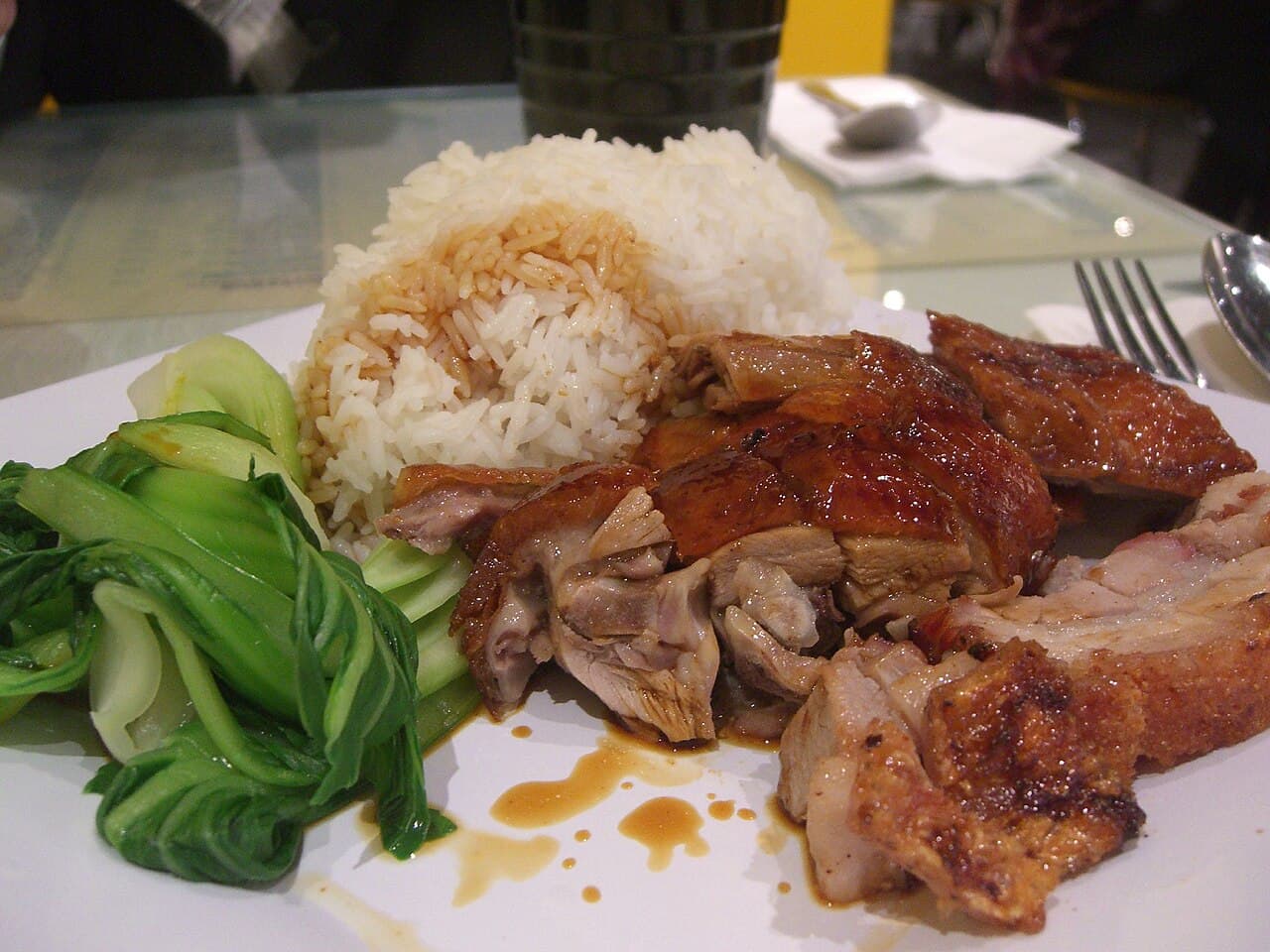 เป็ดย่างครึ่งตัว